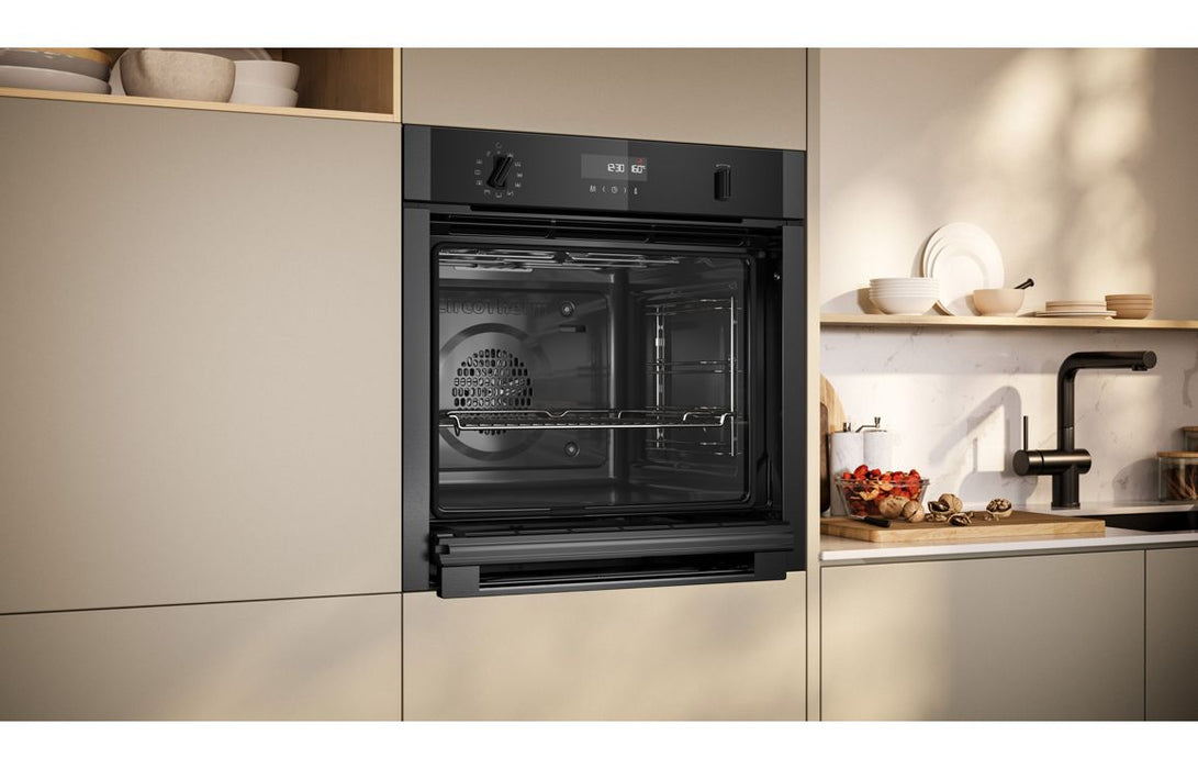 Neff N50 B6ACH7AG7B Single Slide&Hide® Pyrolytic Oven - Graphite Grey