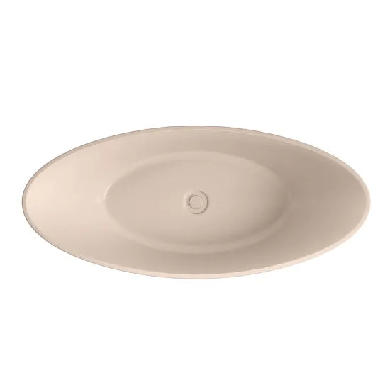 BC Designs Kurv 1890mm Pale Peach Freestanding Bath