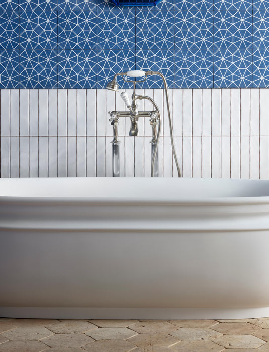BC Designs Aston 1720mm Matt White Freestanding Bath