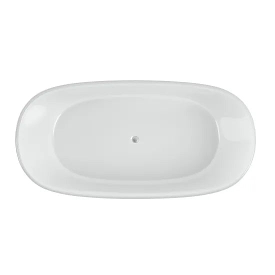 BC Designs Cavendish 1650 x 780mm Industrial Grey Oval Bath