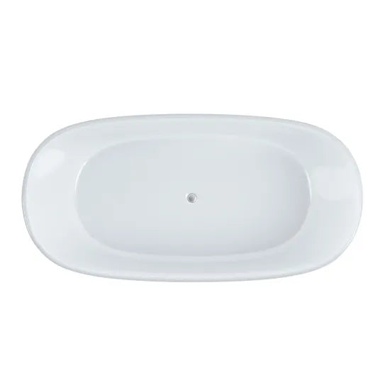 BC Designs Cavendish 1650 x 780mm Powder Grey Oval Bath