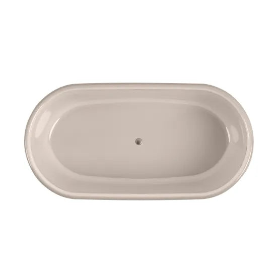 BC Designs Highcroft 1700 x 861mm Light Fawn Oval Bath
