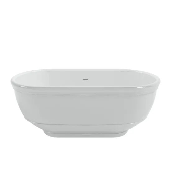 BC Designs Highcroft 1700 x 861mm Industrial Grey Oval Bath