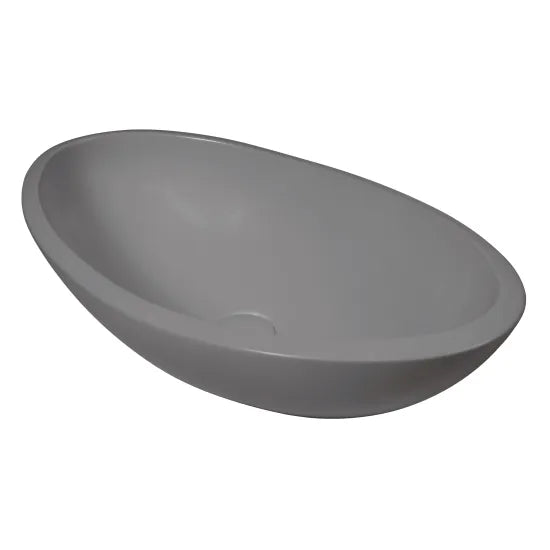 BC Designs Kurv 615mm  Oval Vessel Basin