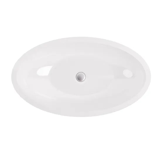 BC Designs Kurv 615mm  Oval Vessel Basin