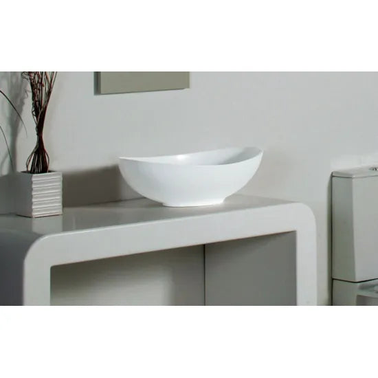 BC Designs Kurv 615mm  Oval Vessel Basin