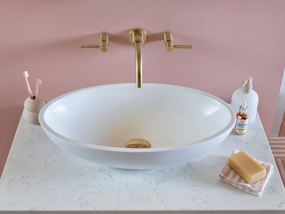 BC Designs Gio 575mm  Oval Vessel Basin