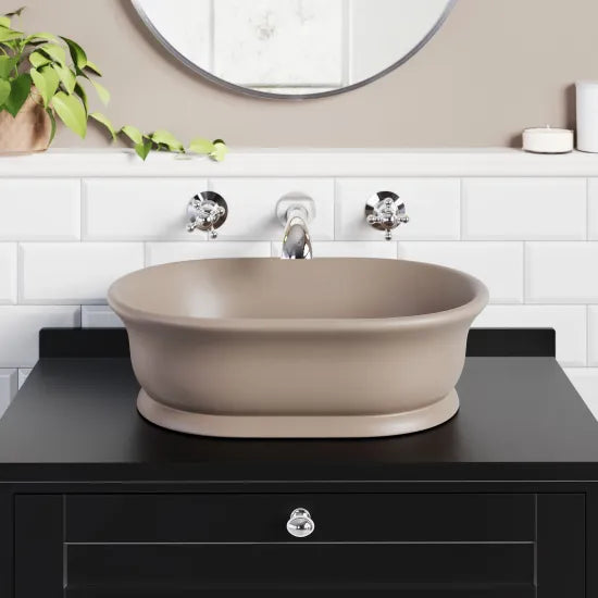 BC Designs Bampton 535mm  Oval Vessel Basin