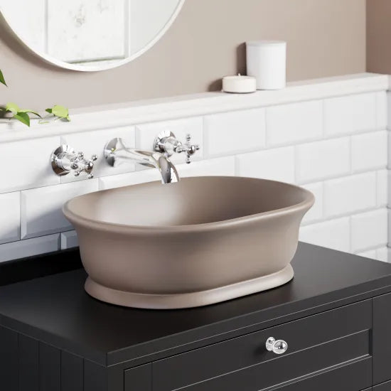 BC Designs Bampton 535mm  Oval Vessel Basin