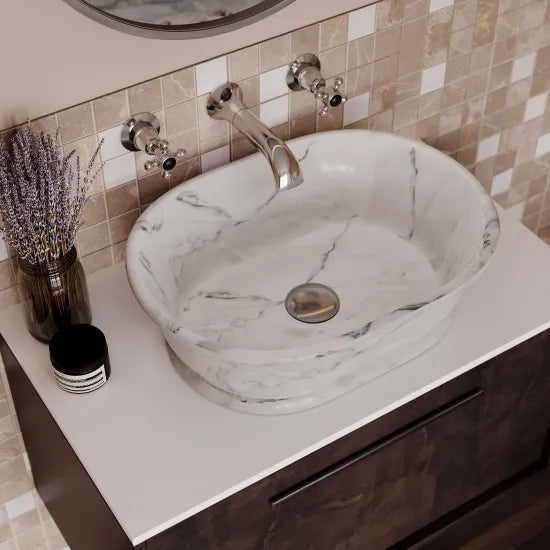 BC Designs Bampton 535mm  Oval Vessel Basin