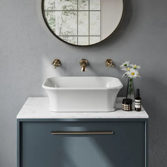 BC Designs Senator 525mm  Rectangular Vessel Basin