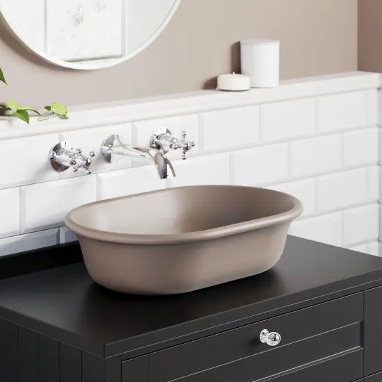 BC Designs Omnia 360mm  Oval Vessel Basin
