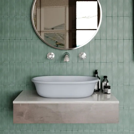 BC Designs Omnia 360mm  Oval Vessel Basin