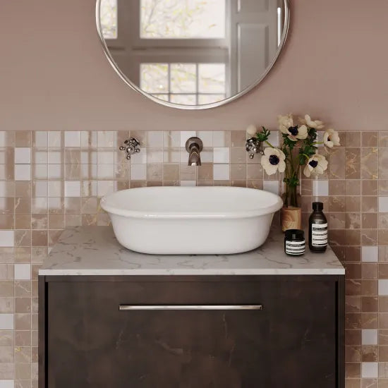 BC Designs Omnia 360mm  Oval Vessel Basin