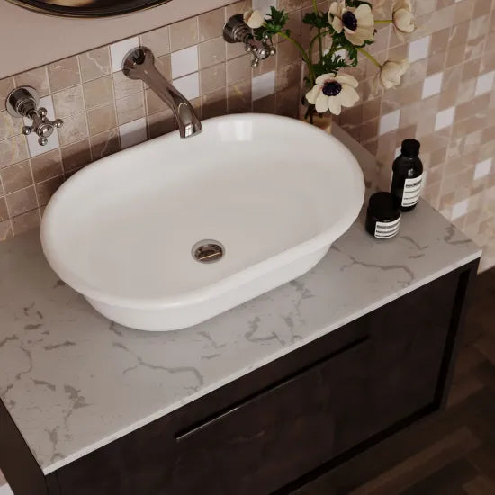 BC Designs Omnia 360mm  Oval Vessel Basin