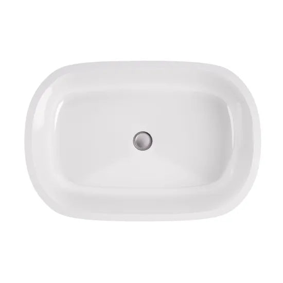 BC Designs Vive 530mm  Soft Square Vessel Basin