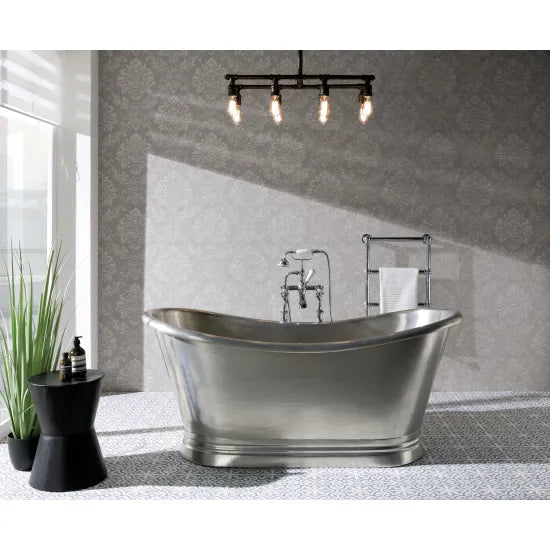 BC Designs 1700mm Tin Freestanding Boat Bath