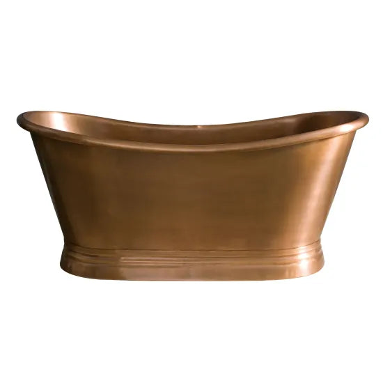 BC Designs 1700mm Antique Copper Freestanding Boat Bath