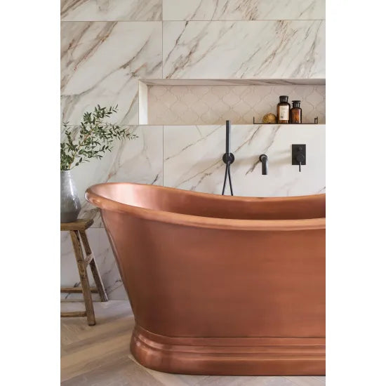 BC Designs 1500mm Antique Copper Freestanding Boat Bath