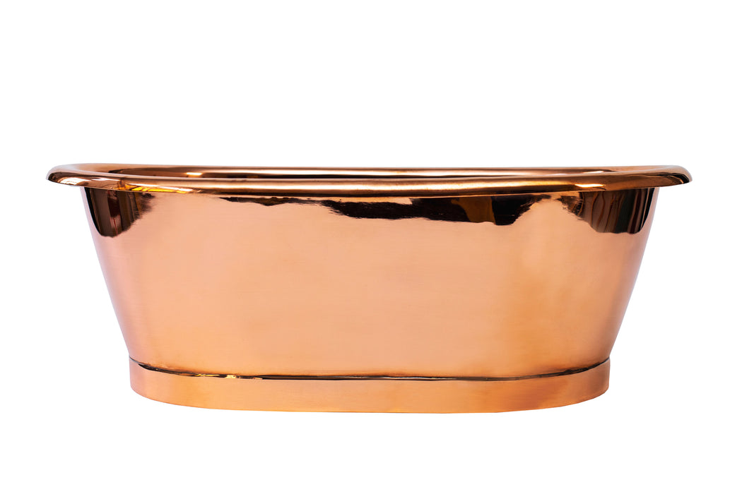 BC Designs 550mm Copper Oval Vessel Basin