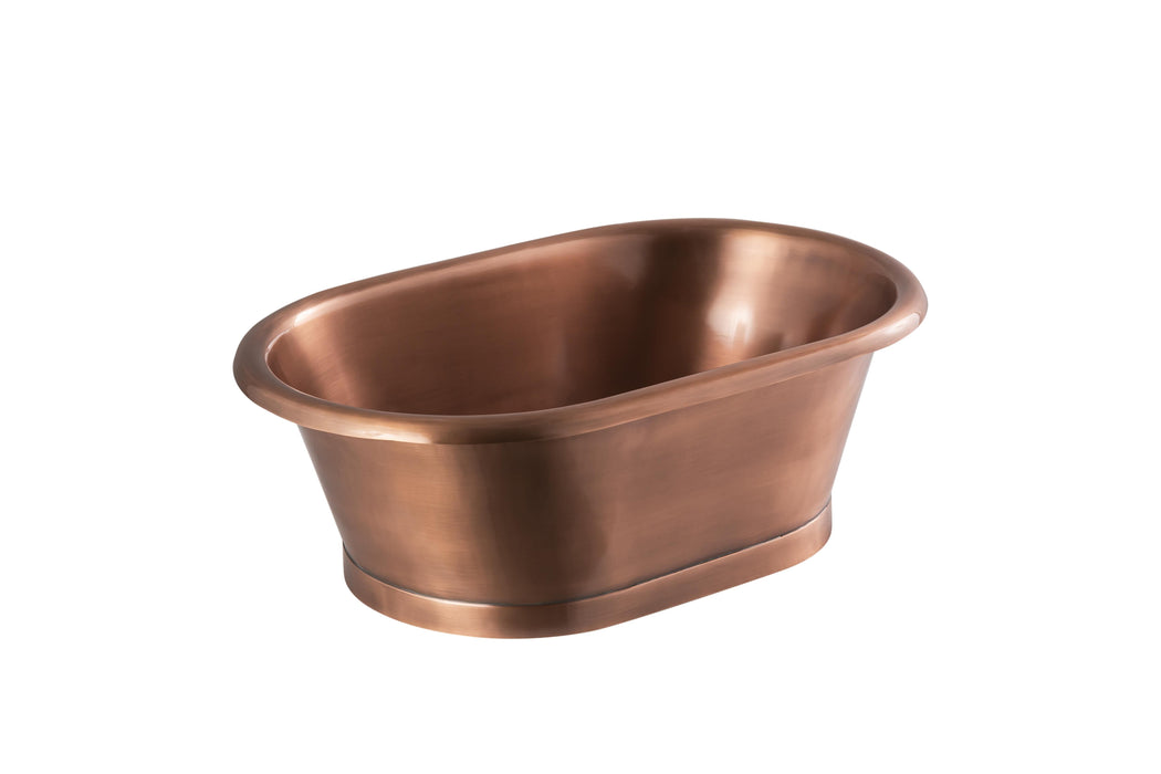 BC Designs 550mm Copper Oval Vessel Basin