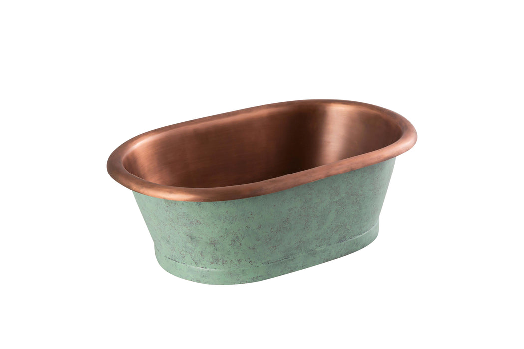 BC Designs 550mm Copper Oval Vessel Basin