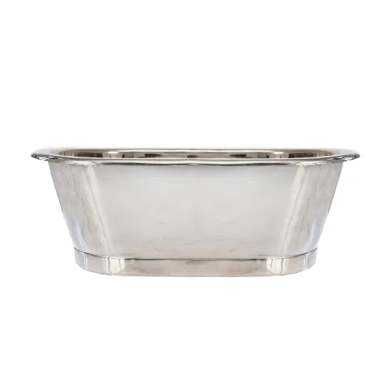 BC Designs 550mm Nickel Oval Vessel Basin
