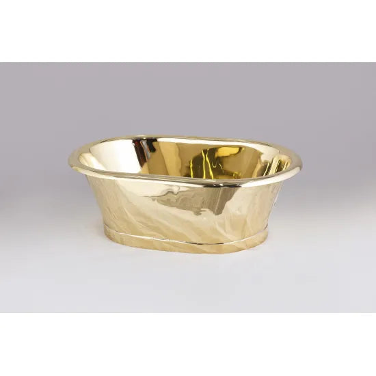 BC Designs 550mm Brass Oval Vessel Basin