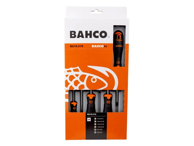 B219.016 BAHCOFIT Screwdriver Set, 6 Piece