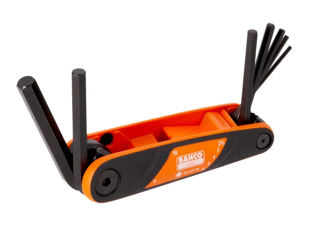 BE-9777B Hexagon Key Folding Set, 7 Piece