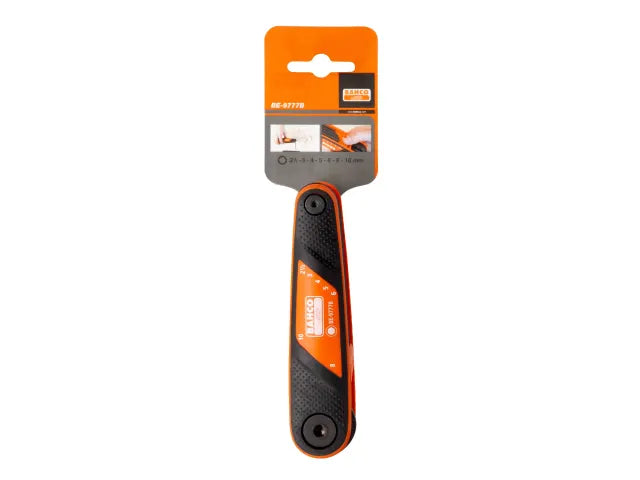 BE-9777B Hexagon Key Folding Set, 7 Piece