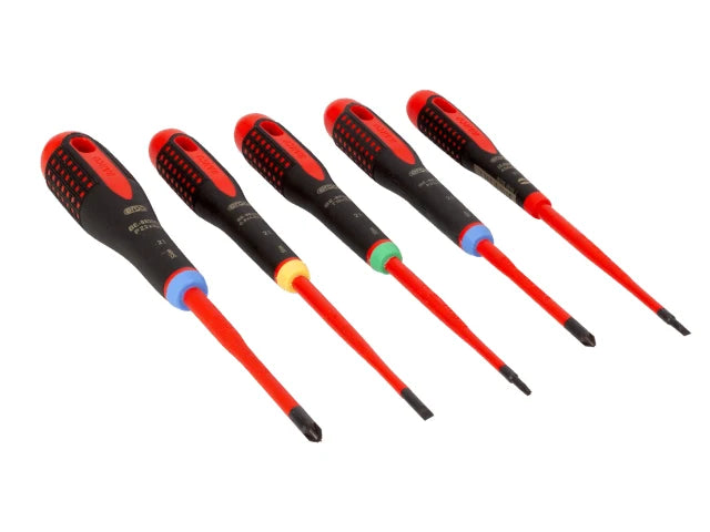 BE-9872SL ERGO™ VDE Insulated Screwdriver Set, 5 Piece