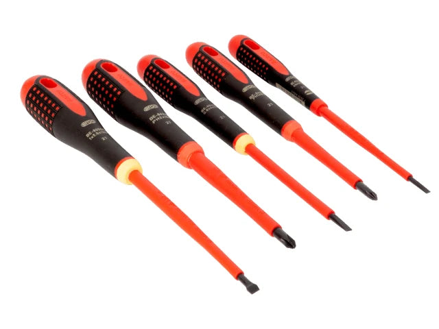 BE-9881S ERGO™ VDE Insulated Screwdriver Set, 5 Piece