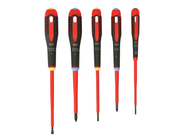 BE-9882S ERGO™ VDE Insulated Screwdriver Set, 5 Piece