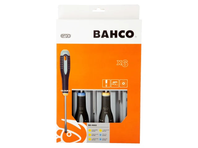 BE-9882 ERGO™ Screwdriver Set, 6 Piece