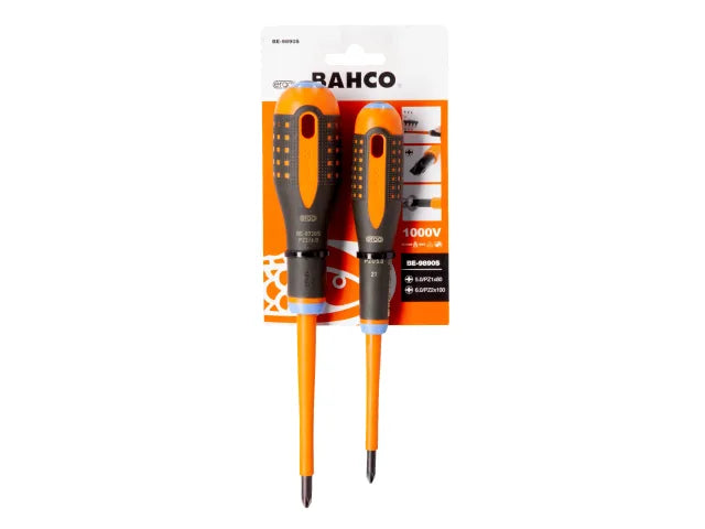 BE-9890S ERGO™ VDE Insulated Screwdriver Set, 2 Piece