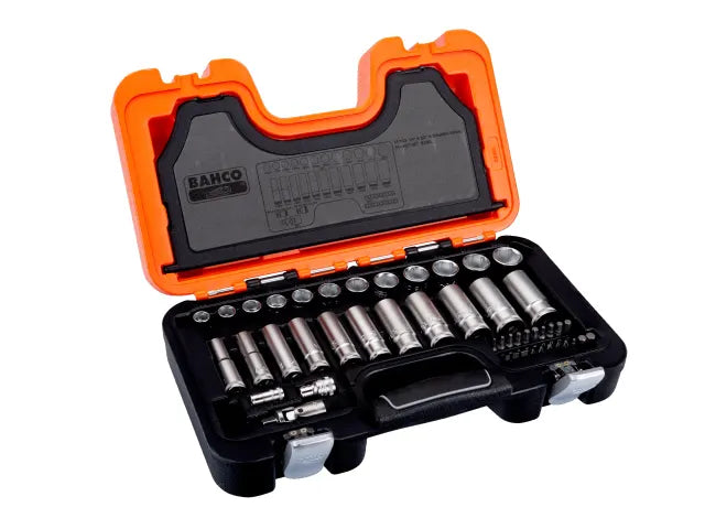 S330L 3/8in Deep Drive Socket Set, 53 Piece