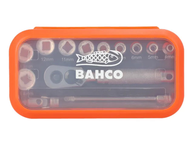 SBS13MC10.5 1/4in Drive Socket Set, 13 Piece