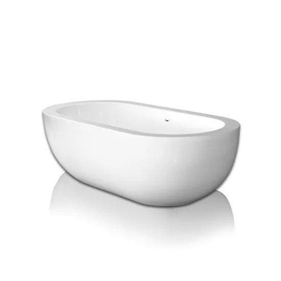 BC Designs Ovali 1690mm Freestanding Bath With Waste