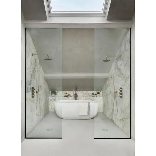 BC Designs Ovali 1690mm Freestanding Bath With Waste