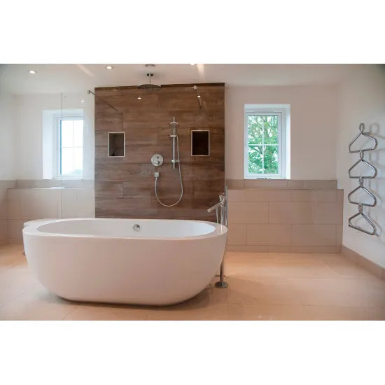BC Designs Ovali 1805mm Freestanding Bath With Waste