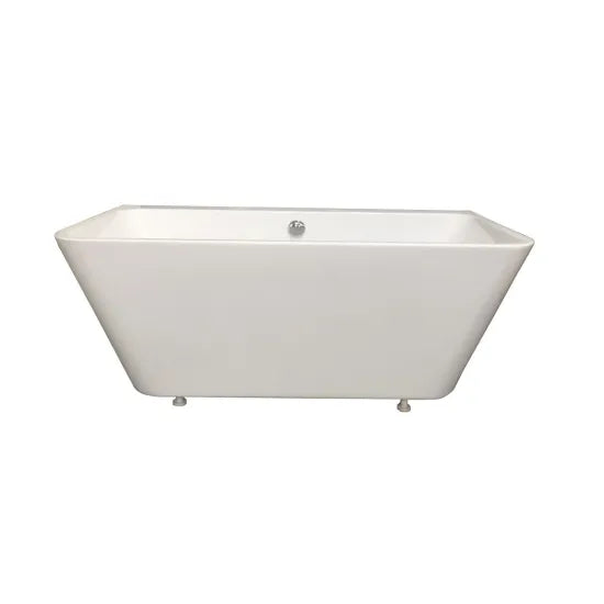BC Designs Ancora 1500mm Back To Wall Bath With Waste