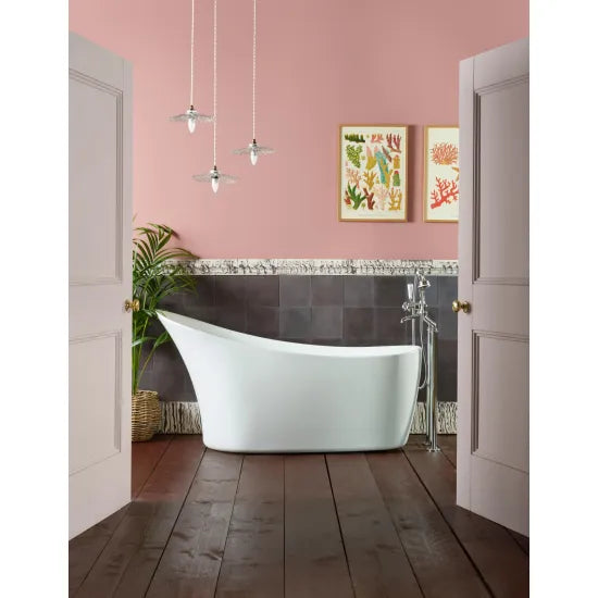 BC Designs Slipp 1590mm Freestanding Bath With Waste