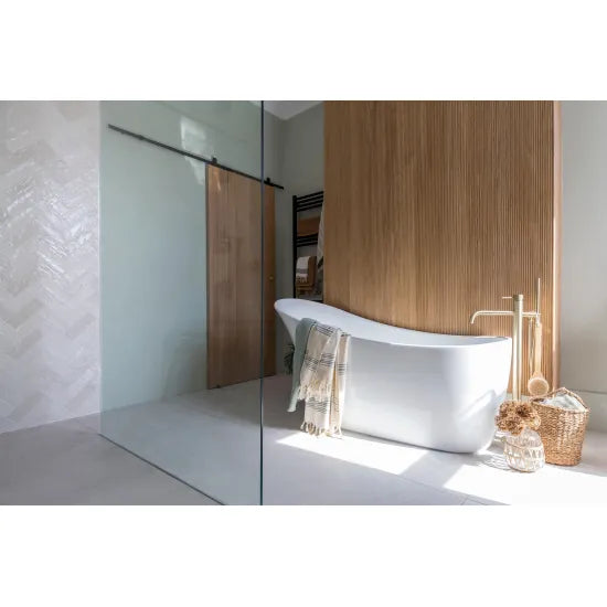 BC Designs Slipp 1590mm Freestanding Bath With Waste