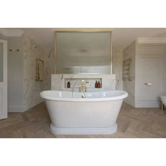 BC Designs Acrylic 1800mm Freestanding Boat Bath