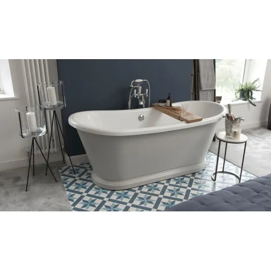 BC Designs Acrylic 1800mm Freestanding Boat Bath