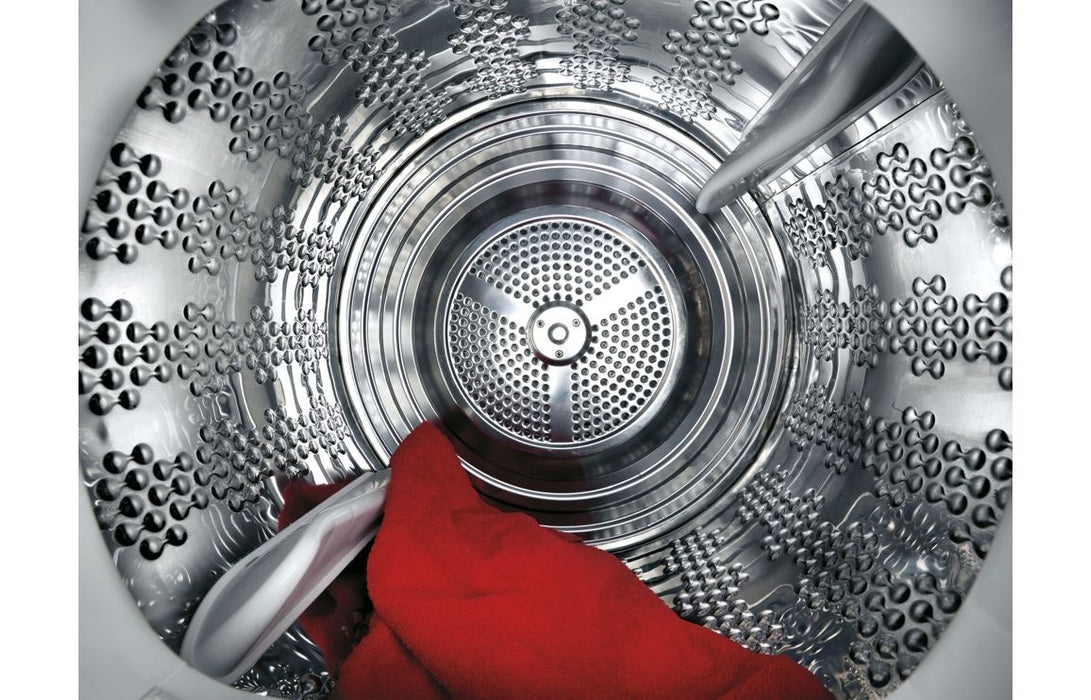 Hoover H500 BATD H7A1TCE-80 B/I 7kg Heat Pump Condenser Dryer - White w/Chrome Door