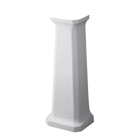 Bayswater Fitzroy White Traditional Full Pedestal
