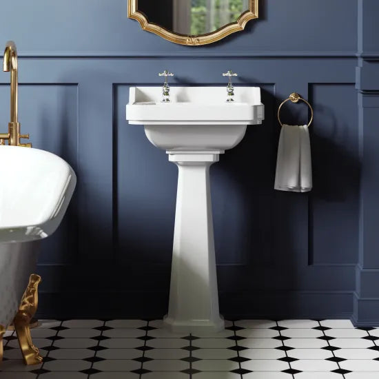 Bayswater Fitzroy 2 Tap Hole 560mm Ceramic Basin