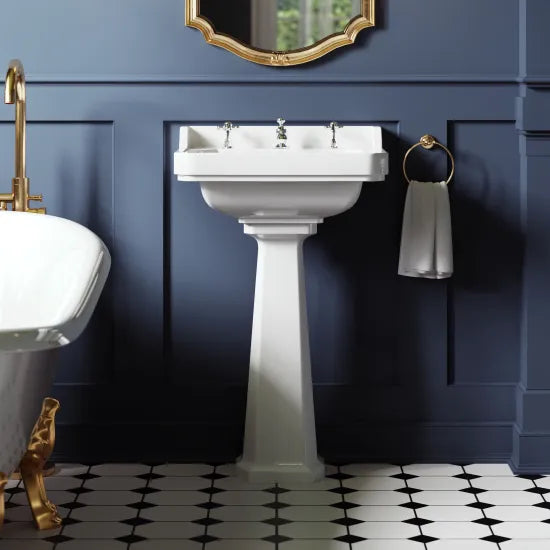 Bayswater Fitzroy 3 Tap Hole 595mm Ceramic Basin